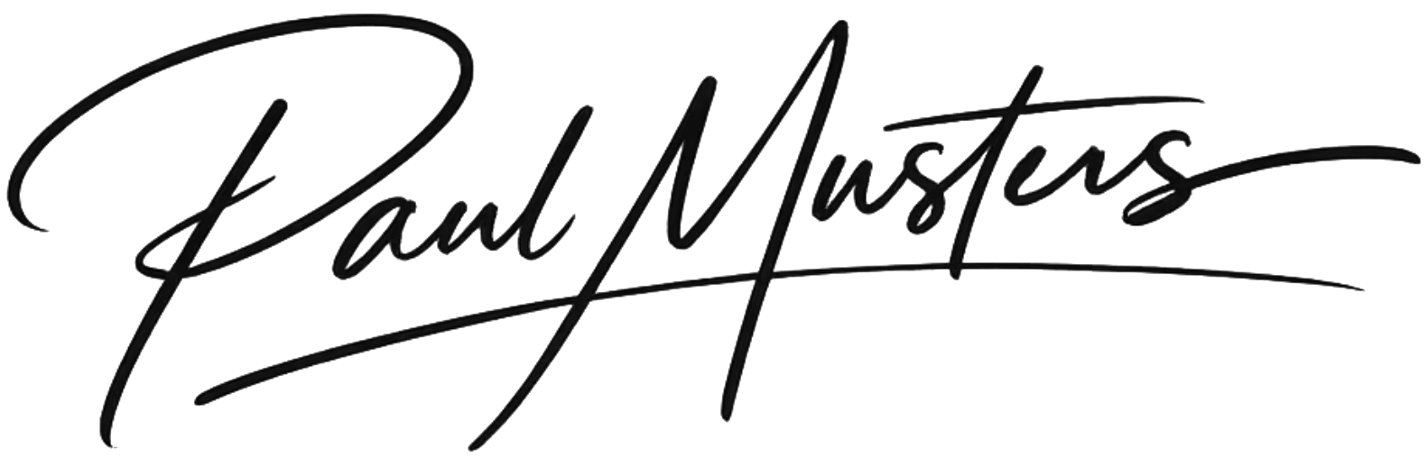 Handtekening van Paul Musters